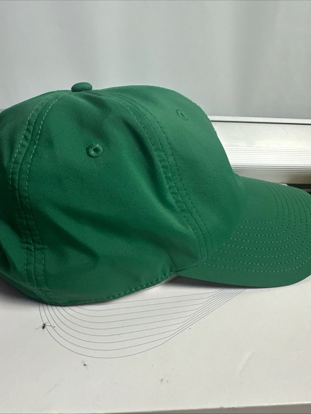 Masters Green Baseball Cap with Yellow & Red Embroidered Logo